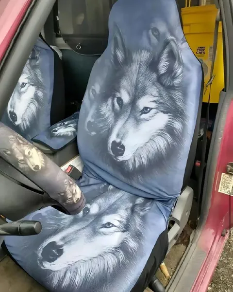 Wolf Car Seat Covers