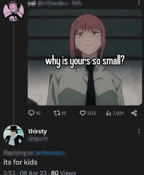 Why Is Yours So Small?