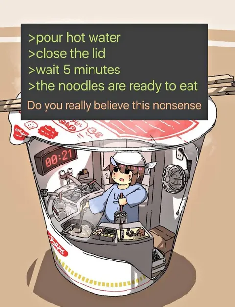 Instant Noodles Are Not Ready