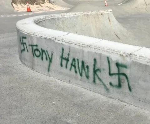Tony Hawk Skatepark Graffiti