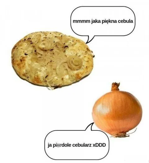 Piękna cebula i cebularz