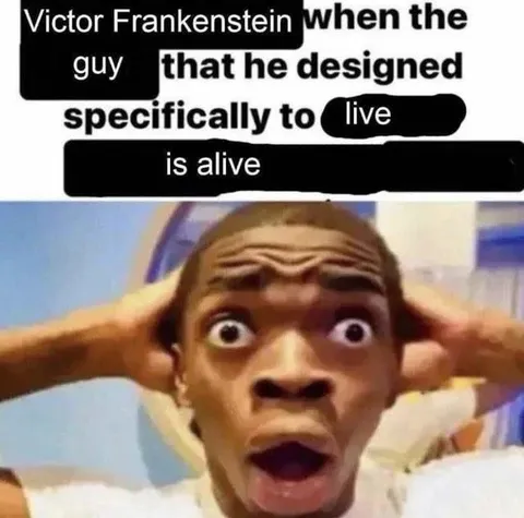 Victor Frankenstein Sees His Creation Alive