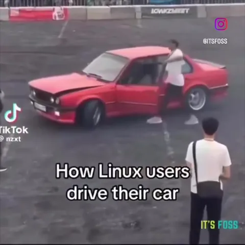 How Linux Users Drive Their Car