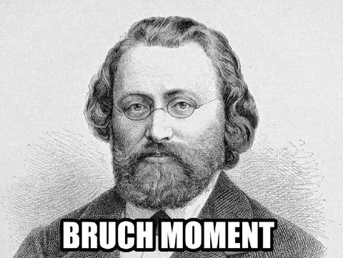 Bruch Moment mit Wilhelm Busch