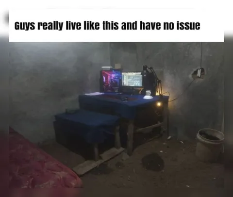 Guys Really Live Like This