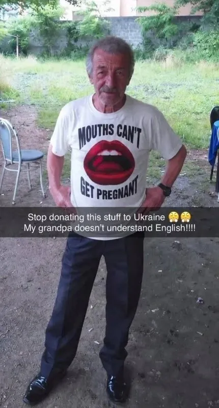 Grandpa's Misleading T-Shirt
