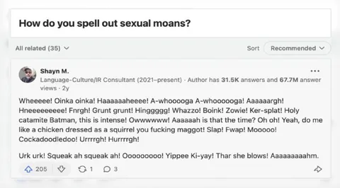 How to Spell Sexual Moans