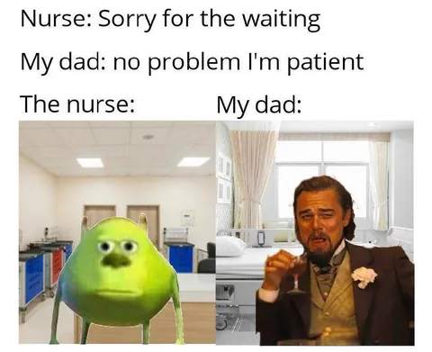 Patient Dad Waiting at the Hospital