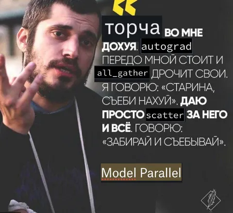 Торча во мне — model parallel