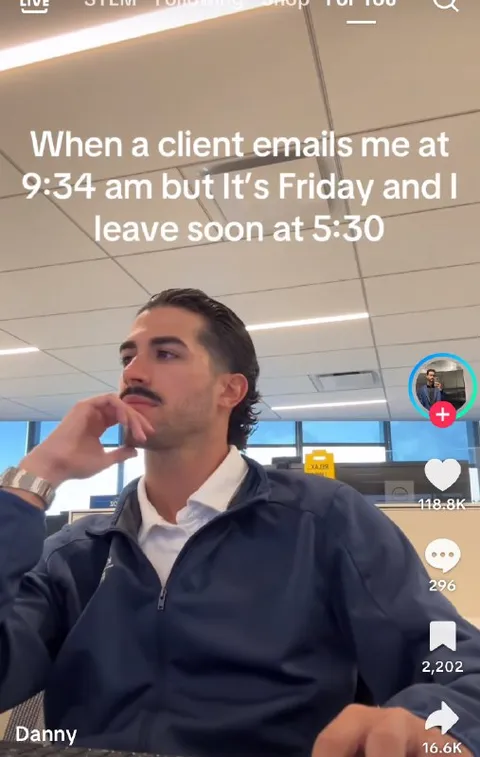 Friday Client Email at 9:34