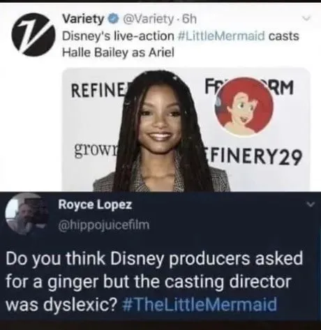 Disney Casts Halle Bailey as Ariel
