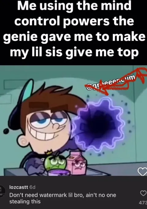 Timmy Uses Mind Control