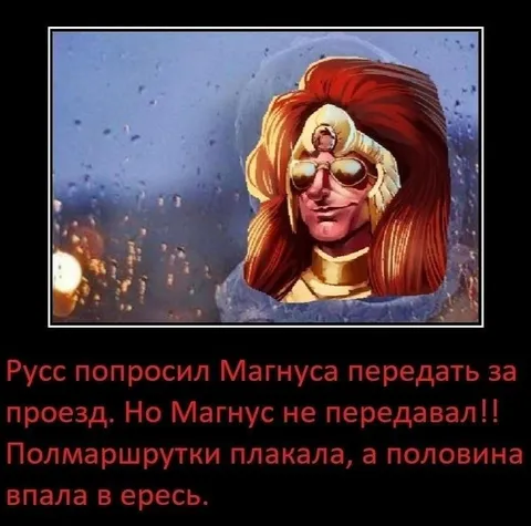 Магнус не передал за проезд