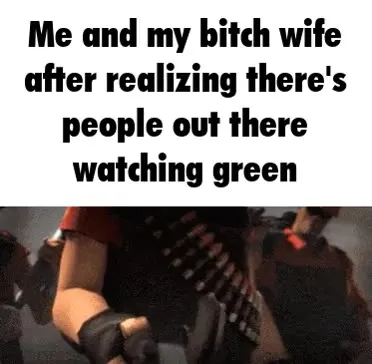 Demoman Finds People Watching Green