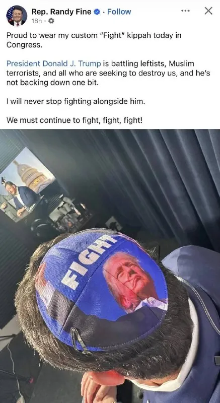 Fight Kippah at Congress