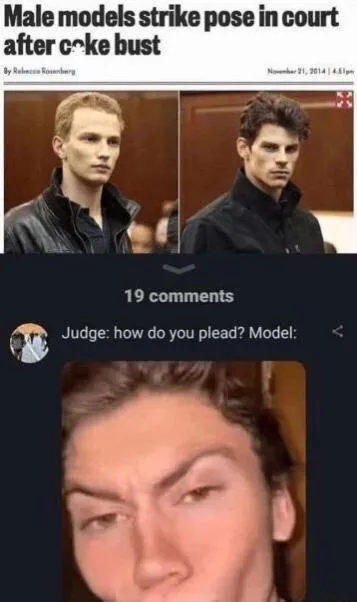 Male Models Strike a Court Pose