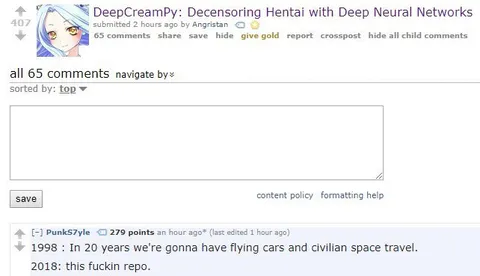 Flying Cars Versus F***ing Repo