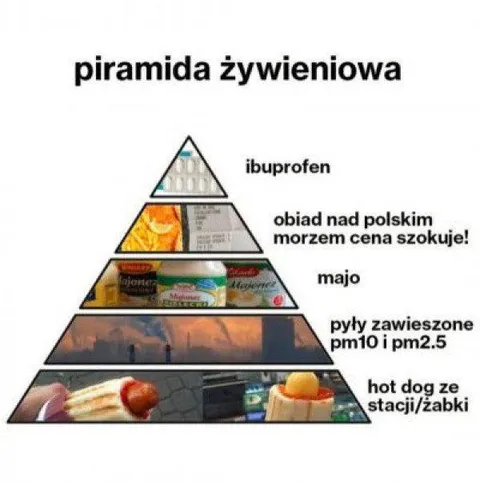 Piramida żywieniowa po polsku