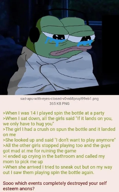Spin the Bottle Self-Esteem Damage
