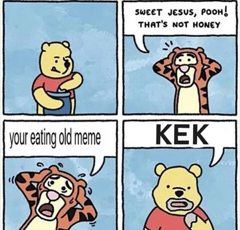 Pooh Eating an Old Meme
