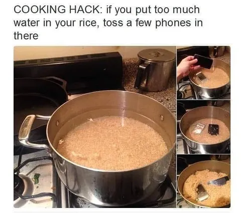 Too Much Water in Rice