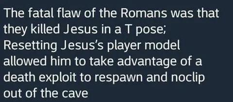 Jesus T-Pose Respawn Exploit