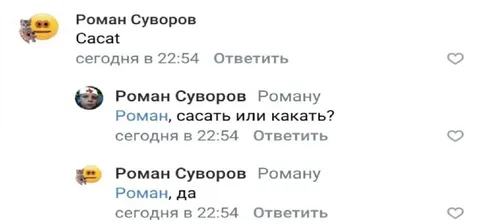 Сасать или какать