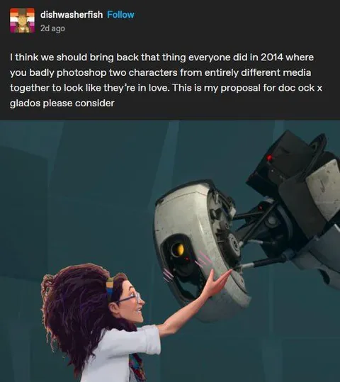 Doc Ock and GLaDOS Romance