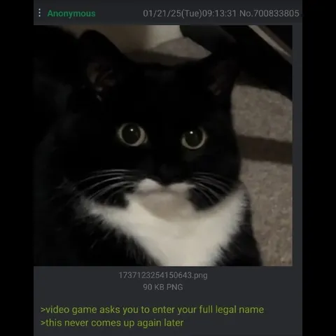 Full Legal Name Cat