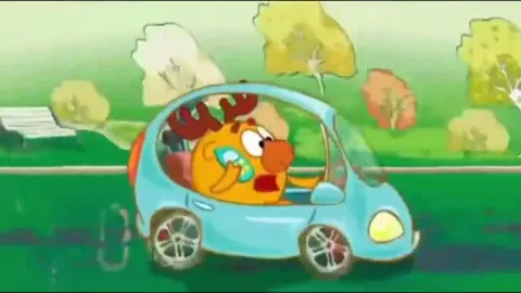 Смешарики уезжают вдаль