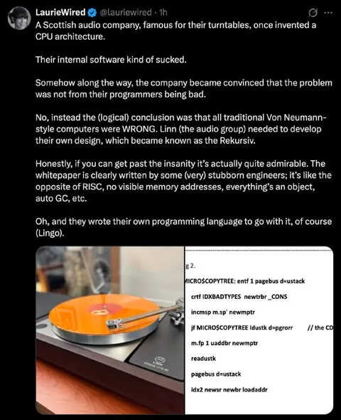 Linn Invents a Completely Insane CPU