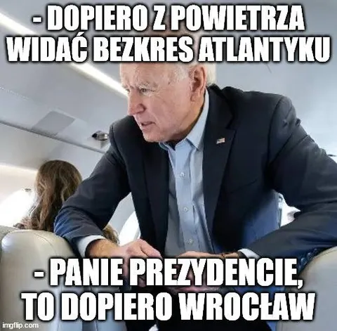 Biden widzi bezkres Atlantyku