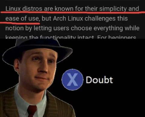 Arch Linux Doubt
