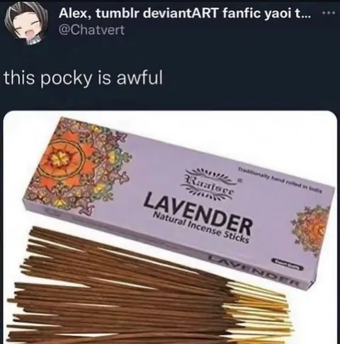 Lavender Pocky Is Awful
