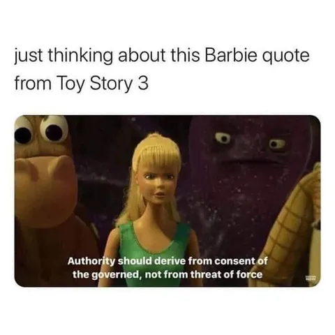 Barbie Authority Quote