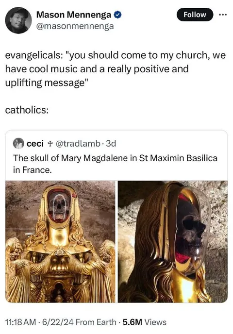Catholics Have Mary Magdalene’s Skull