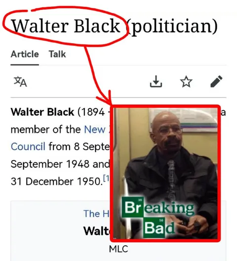 Walter Black Breaking Bad Mix-Up