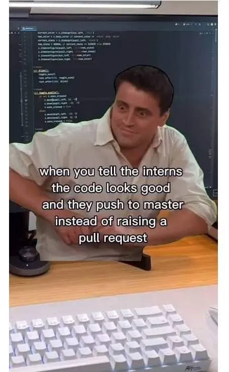 Interns Push Code to Master