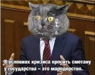 Просить сметану у государства