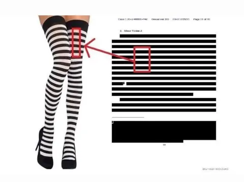 Striped Stockings Redacted Document