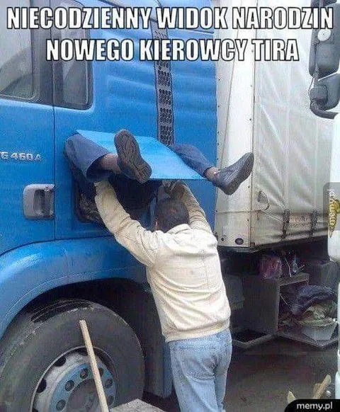 Narodziny nowego kierowcy tira