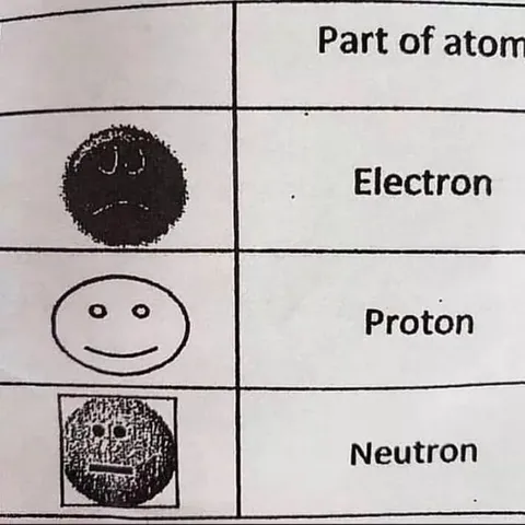 Electron Proton Neutron Faces
