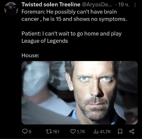 House Diagnoses League of Legends