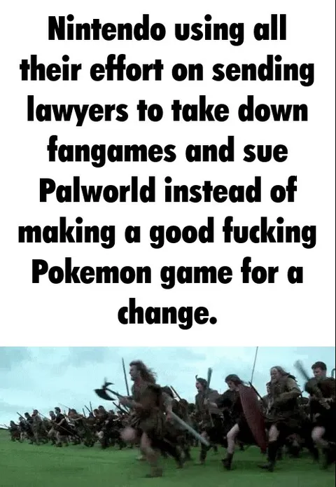 Nintendo Lawyers Charge Palworld