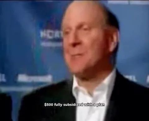 Steve Ballmer Reacts to the iPhone