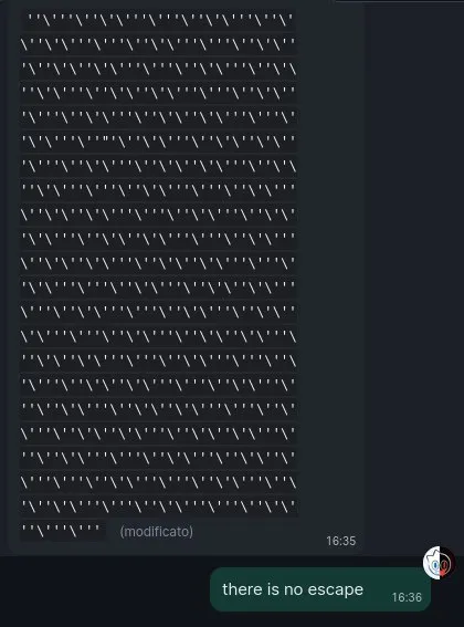 There Is No Escape