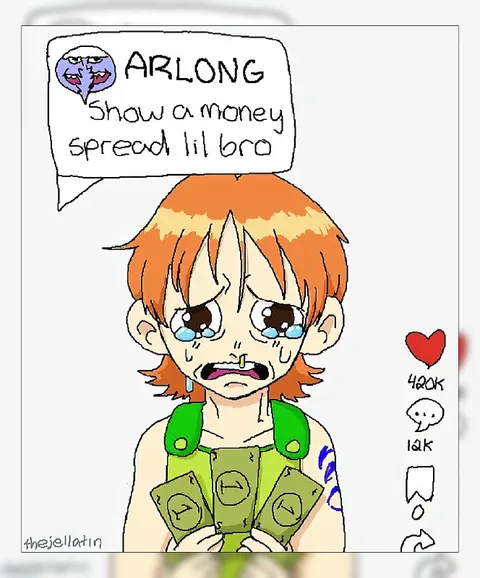 Arlong Show a Money Spreach
