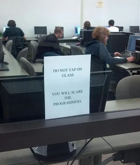 Do Not Tap on Glass