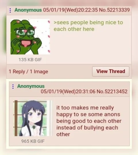 Happy to See Anons Being Nice