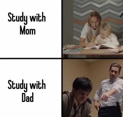 Study with Mom vs Dad